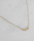 18K Gold Dipped Cubic Zirconia Dainty Wing Necklace