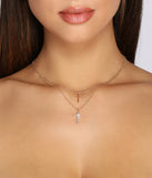 Send Me An Angel Cubic Zirconia Cross Necklace