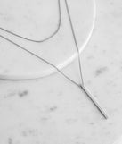 Sleek Layered Pendant Necklace