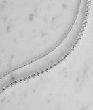 Pull Through Rhinestone Choker Set
