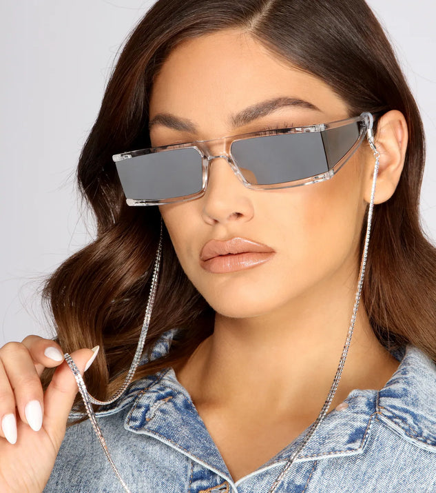 Bling Bling Bby Rhinestone Sunglass Chain