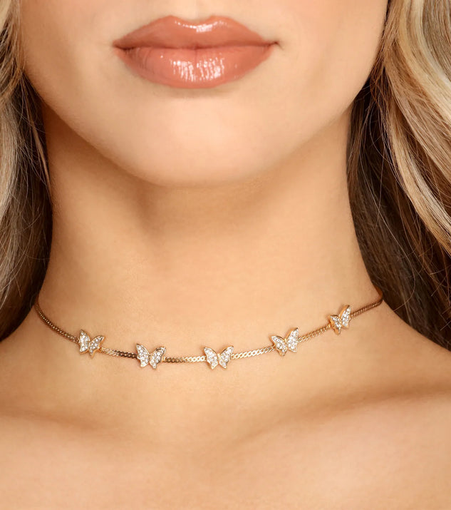 Enchantment Dainty Butterfly Choker