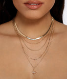Charming Finishes Dainty Necklace Set