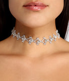 Rise And Shine Rhinestone And Gemstone Choker