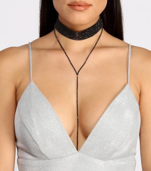Stylish Statement Choker And Lariat