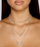 Natural Beauty Butterfly Charm Necklace Pack