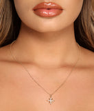 Rhinestone Star Charm Necklace