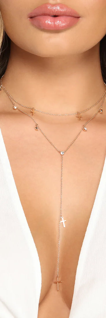 Dainty And Chic Cross Charm Necklace