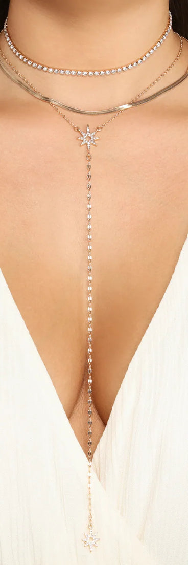 Starry Glam Three Necklace Pack