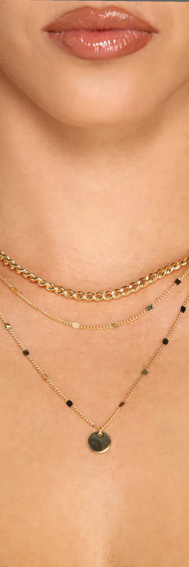 So Lucky Coin Charm Necklace