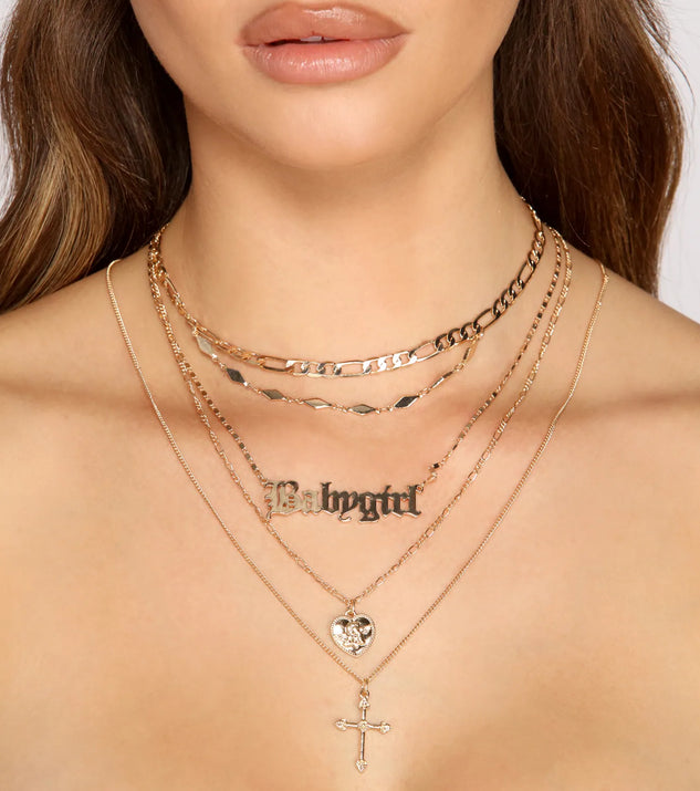 Babygirl Five Layer Necklace