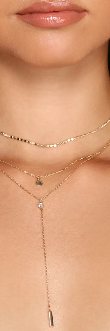 Dainty Details Layered Choker Lariat