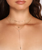 Dainty Details Layered Choker Lariat