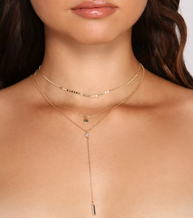 Dainty Details Layered Choker Lariat