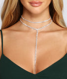 The Glam Life Rhinestone Choker Set