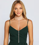 The Glam Life Rhinestone Choker Set