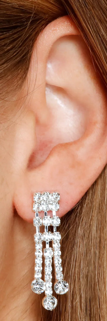 Go With The Glitz Collar And Earrings Set