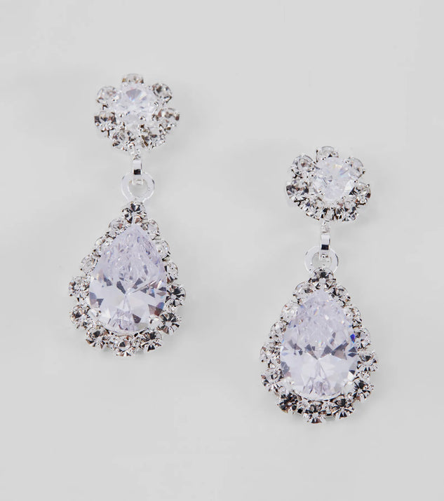 Endless Glam Rhinestone Collar And Earrings Set | Windsor