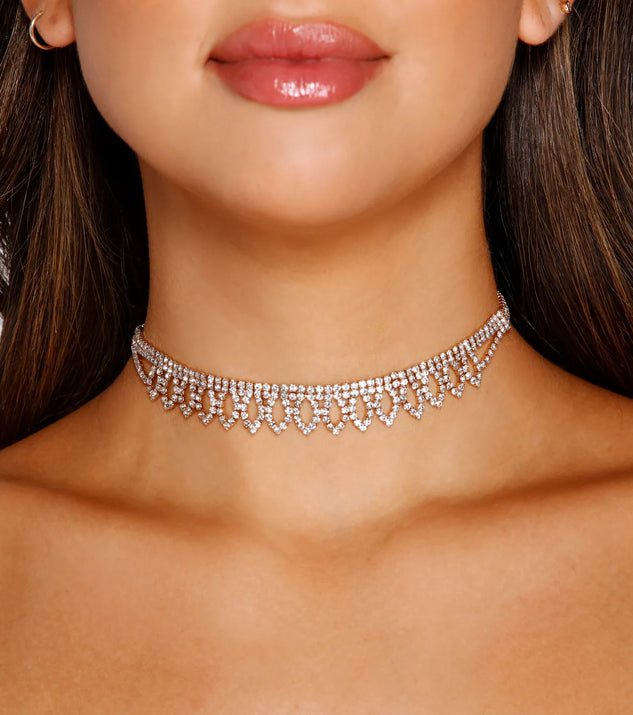 Luxe Trends Rhinestone Choker