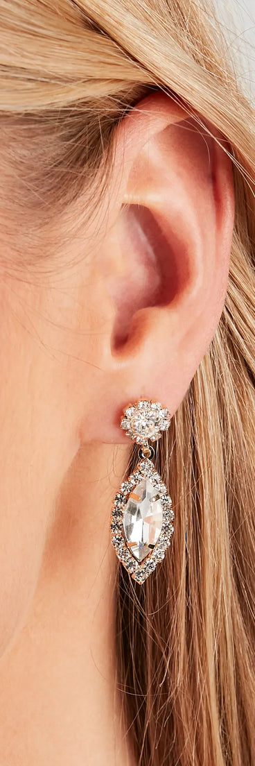 Girls Want Glam Marquise Necklace Set