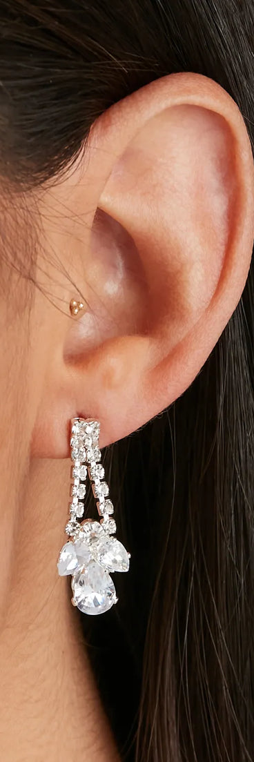 Gleam And Glow Cubic Zirconia Necklace And Earrings Set