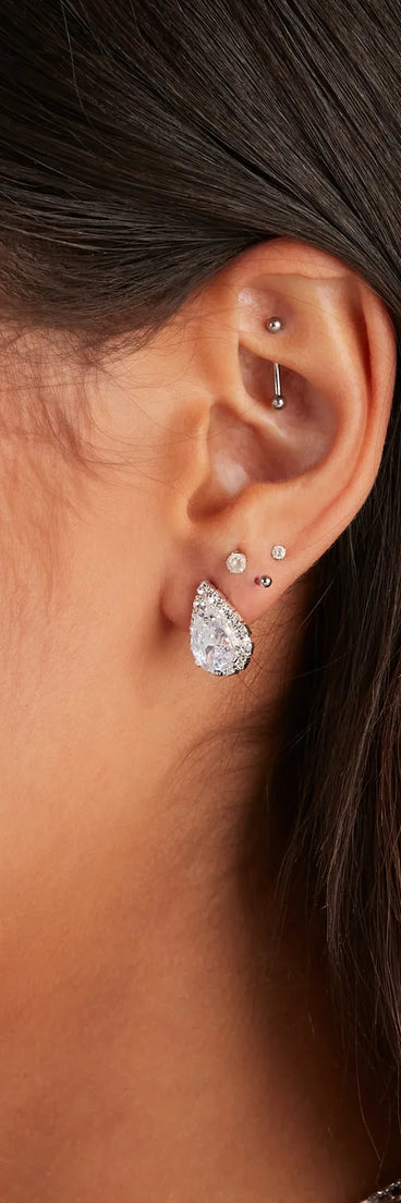 A Glamorous Vibe Cubic Zirconia Jewelry Set