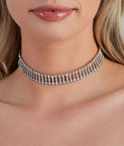 One of A Kind Rhinestone Choker