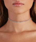 Classy Two Row Rhine Choker