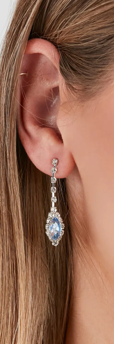 Royal Gems Necklace Earrings Set