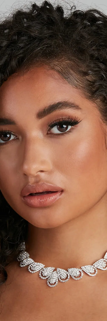 Teardrops of Glamour Collar Earring Set