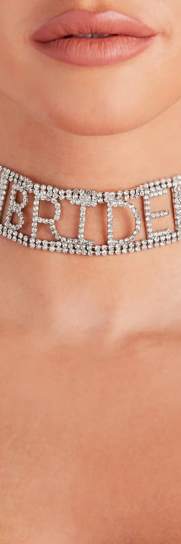 Bride Rhinestone Choker