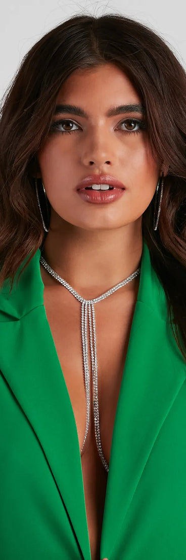 Dramatic Effect Rhinestone Body Chain