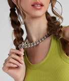 Locks Of Love Rhinestone Collar