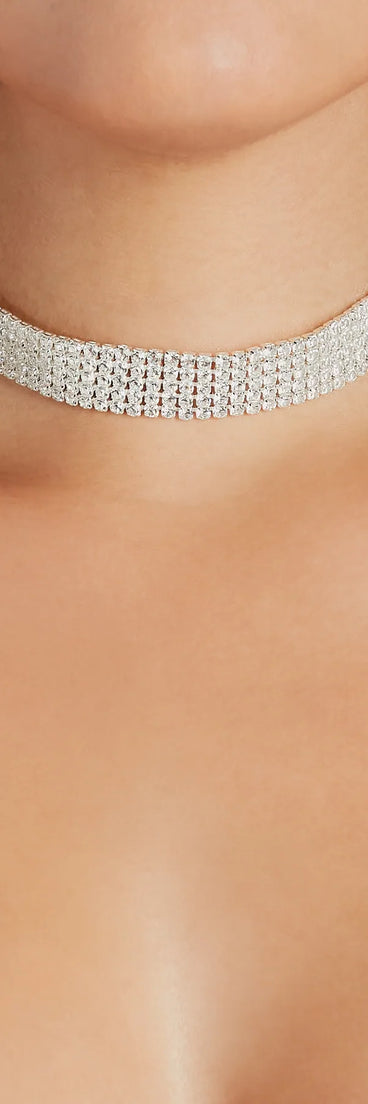 Ultimate Glamour Rhinestone Choker