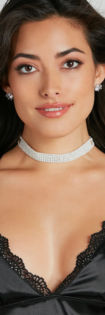 Ultimate Glamour Rhinestone Choker