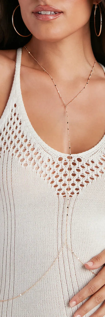 Effortless High Neck Body Chain