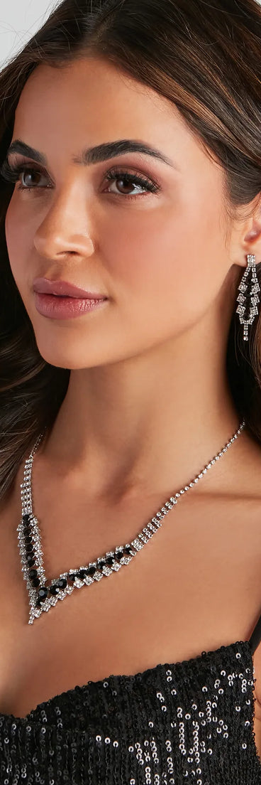 Fine Jewels Necklace And Earrings Set
