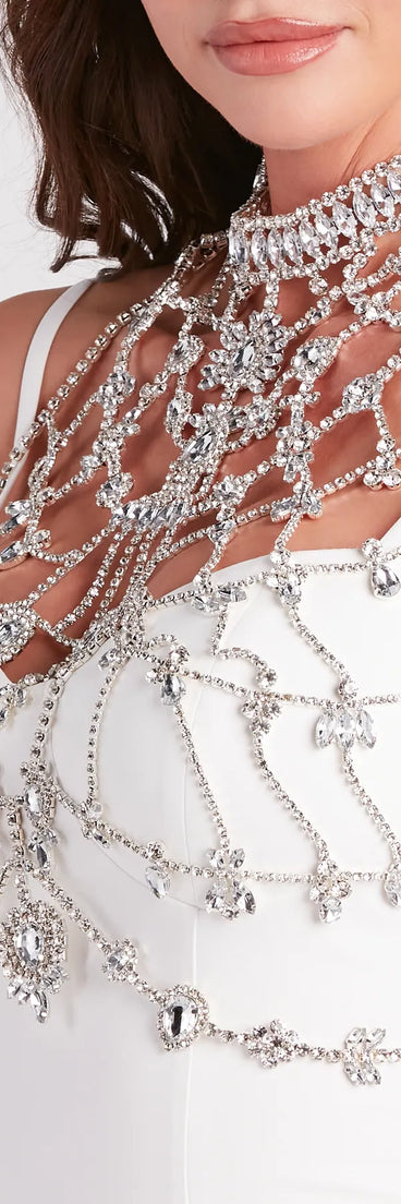 Glam In My Eyes Halter Necklace