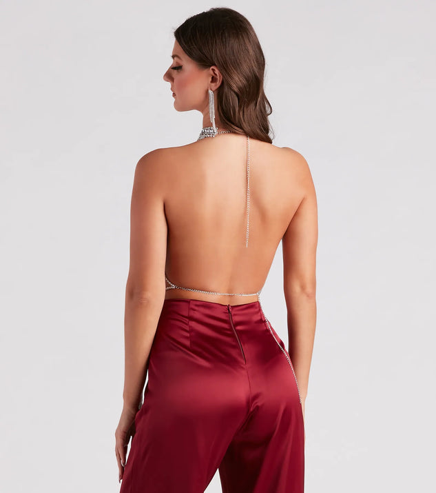 Glam In My Eyes Halter Necklace | Windsor