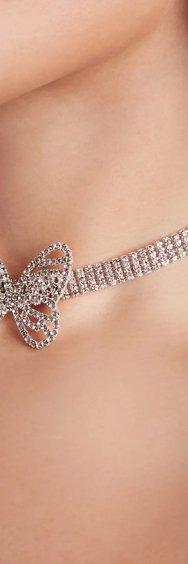 Flutter Some Hearts Butterfly Choker