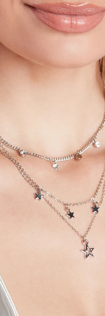 Among The Stars Layered Choker Necklace