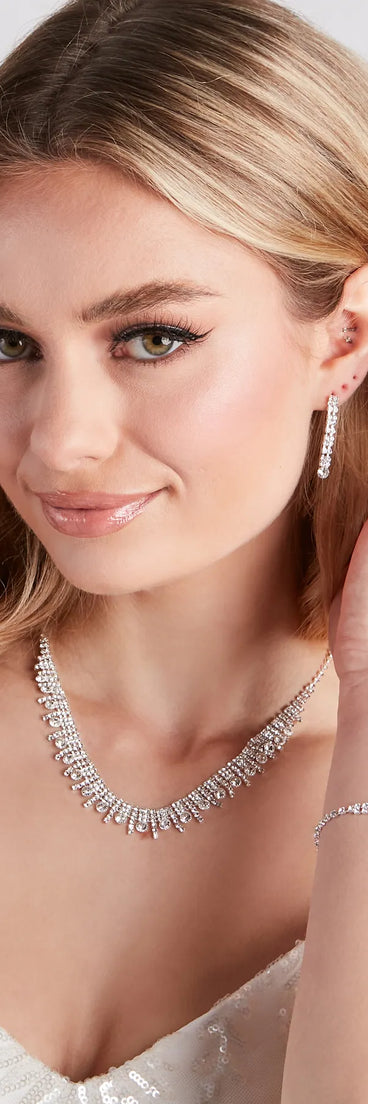 Elegant Energy Rhinestone Jewelry Set