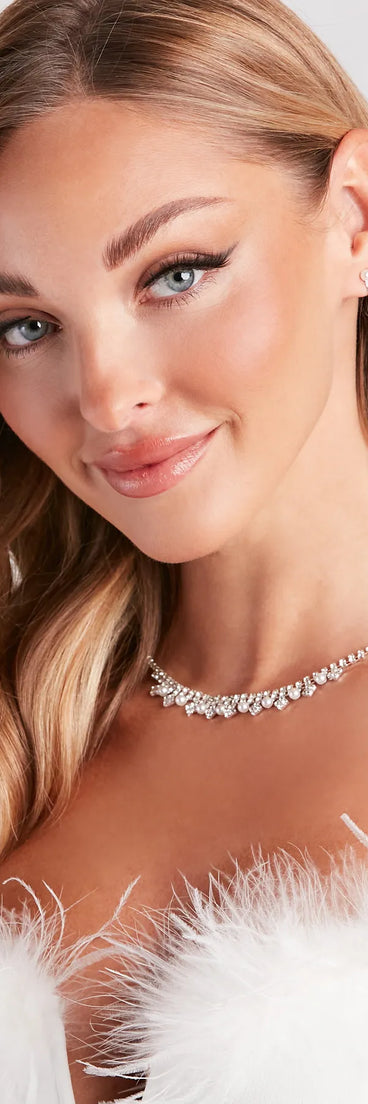 Showcase Elegance Necklace And Earrings Set