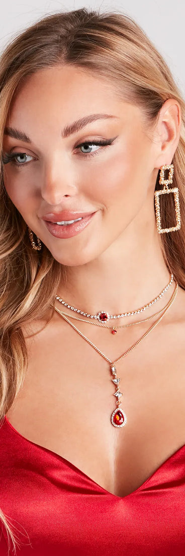 Heart Of The Ocean Layered Necklace