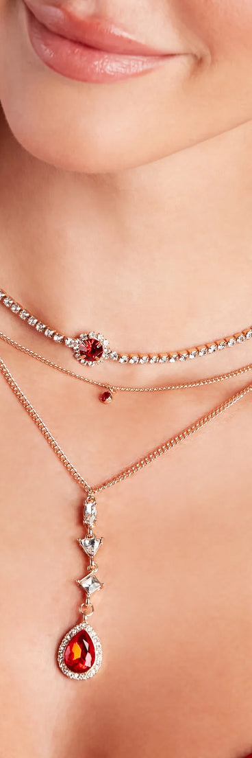 Heart Of The Ocean Layered Necklace