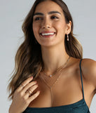 Layered In Chic Style Dainty Chain Lariat Necklace