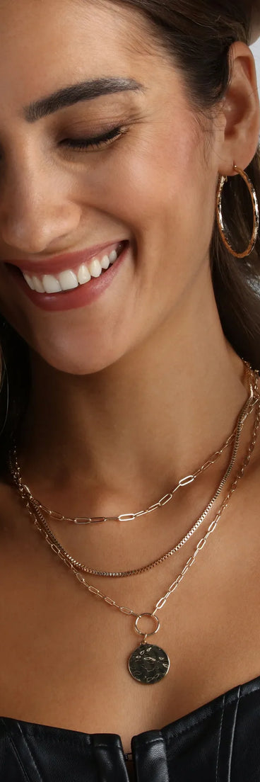 Charmed By You Layered Chain Necklace