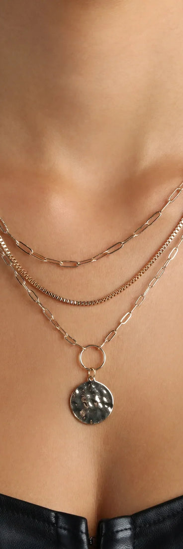Charmed By You Layered Chain Necklace