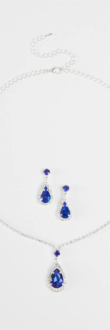 Fairytale Come True Necklace And Earrings Set