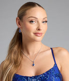 Fairytale Come True Necklace And Earrings Set